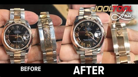 rolex polieren|how to polish rolex scratches.